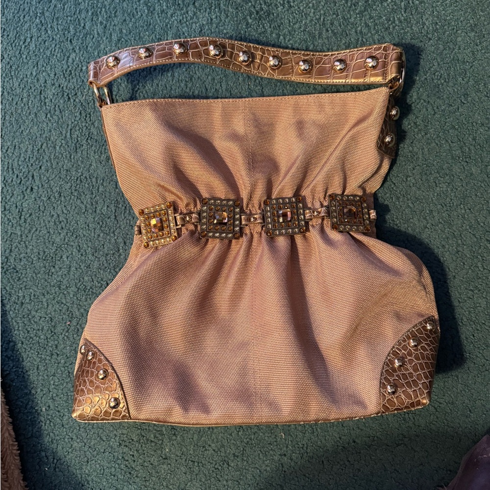 Kathy VanZealand jewel-band handbag